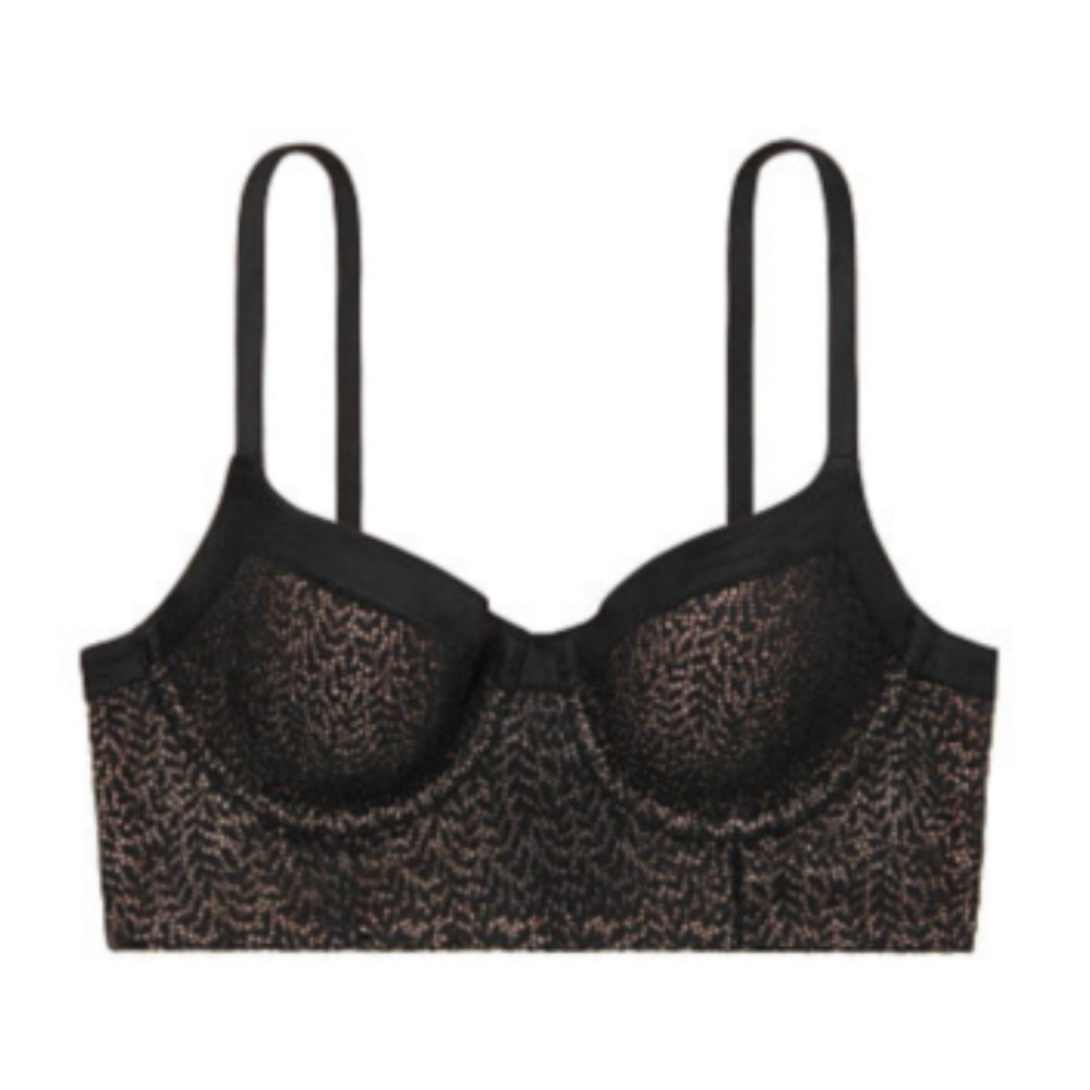 EUC- Victoria’s Secret 'Body by Victoria' Long Line Lace Balconette Bra